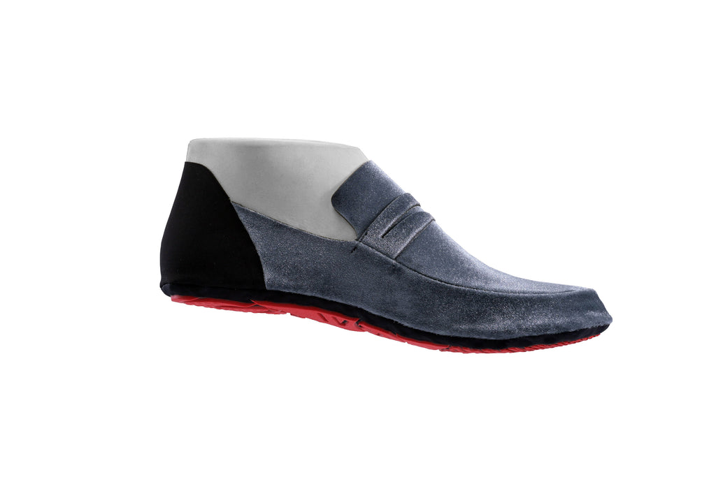 Loafers Steel Grey Velvet
